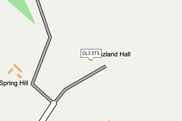 OL3 5TX map - OS OpenMap – Local (Ordnance Survey) OL3 5TX map - OS OpenMap – Local (Ordnance Survey)