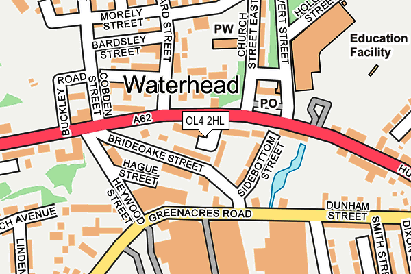 OL4 2HL map - OS OpenMap – Local (Ordnance Survey) OL4 2HL map - OS OpenMap – Local (Ordnance Survey)