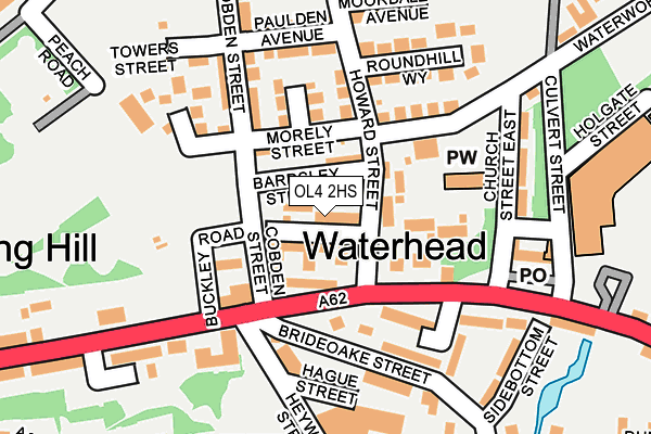 OL4 2HS map - OS OpenMap – Local (Ordnance Survey) OL4 2HS map - OS OpenMap – Local (Ordnance Survey)
