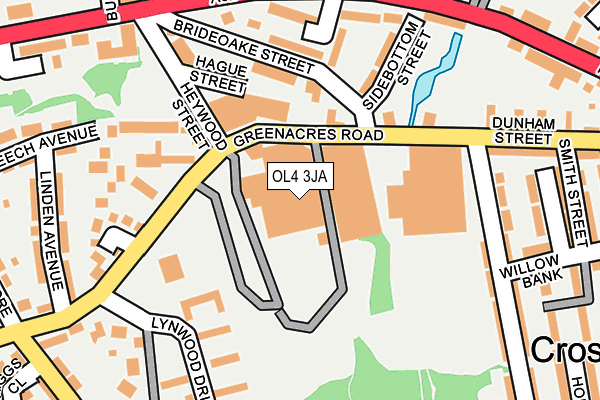 OL4 3JA map - OS OpenMap – Local (Ordnance Survey) OL4 3JA map - OS OpenMap – Local (Ordnance Survey)