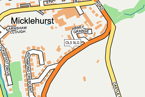 OL5 9LG map - OS OpenMap – Local (Ordnance Survey) OL5 9LG map - OS OpenMap – Local (Ordnance Survey)