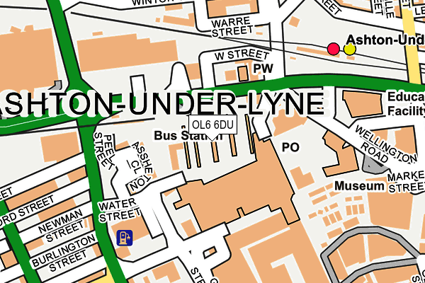 OL6 6DU map - OS OpenMap – Local (Ordnance Survey) OL6 6DU map - OS OpenMap – Local (Ordnance Survey)