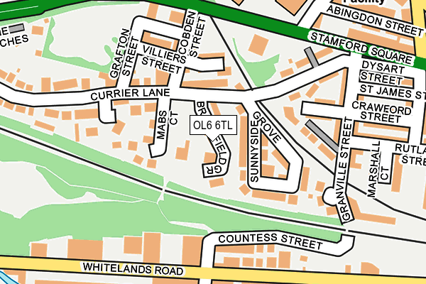 OL6 6TL map - OS OpenMap – Local (Ordnance Survey) OL6 6TL map - OS OpenMap – Local (Ordnance Survey)