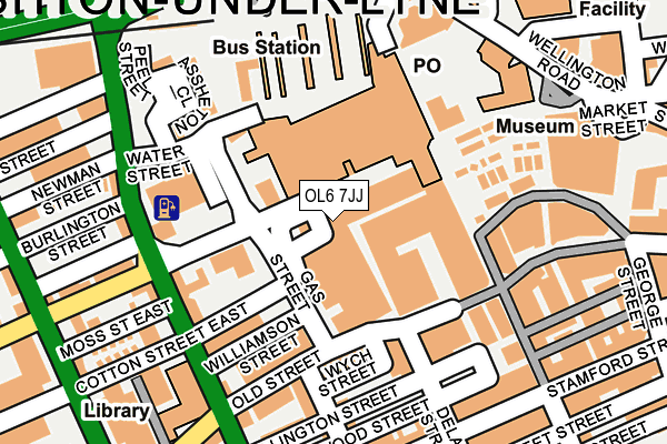 OL6 7JJ map - OS OpenMap – Local (Ordnance Survey) OL6 7JJ map - OS OpenMap – Local (Ordnance Survey)