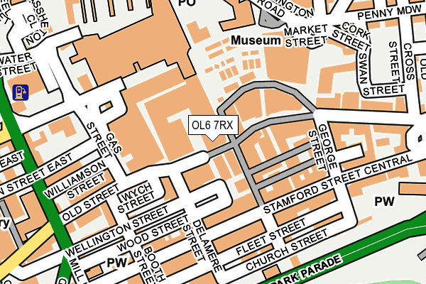 OL6 7RX map - OS OpenMap – Local (Ordnance Survey) OL6 7RX map - OS OpenMap – Local (Ordnance Survey)