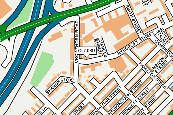 OL7 0BU map - OS OpenMap – Local (Ordnance Survey) OL7 0BU map - OS OpenMap – Local (Ordnance Survey)