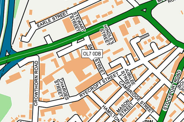 OL7 0DB map - OS OpenMap – Local (Ordnance Survey) OL7 0DB map - OS OpenMap – Local (Ordnance Survey)