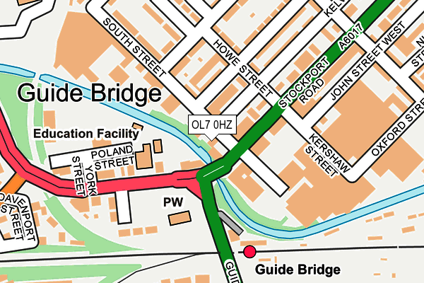 OL7 0HZ map - OS OpenMap – Local (Ordnance Survey) OL7 0HZ map - OS OpenMap – Local (Ordnance Survey)