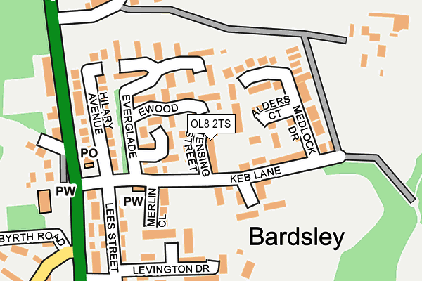 OL8 2TS map - OS OpenMap – Local (Ordnance Survey) OL8 2TS map - OS OpenMap – Local (Ordnance Survey)