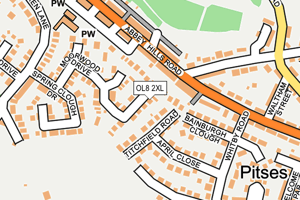 OL8 2XL map - OS OpenMap – Local (Ordnance Survey) OL8 2XL map - OS OpenMap – Local (Ordnance Survey)