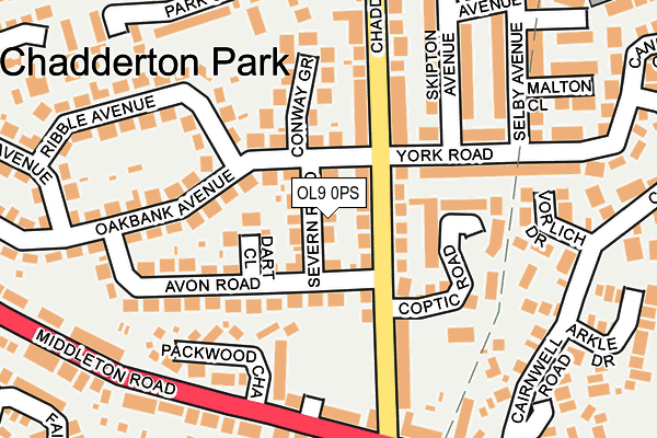 OL9 0PS map - OS OpenMap – Local (Ordnance Survey) OL9 0PS map - OS OpenMap – Local (Ordnance Survey)