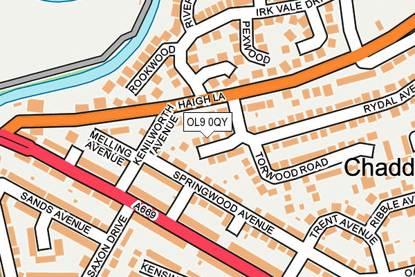 OL9 0QY map - OS OpenMap – Local (Ordnance Survey) OL9 0QY map - OS OpenMap – Local (Ordnance Survey)