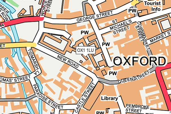 OX1 1LU map - OS OpenMap – Local (Ordnance Survey) OX1 1LU map - OS OpenMap – Local (Ordnance Survey)