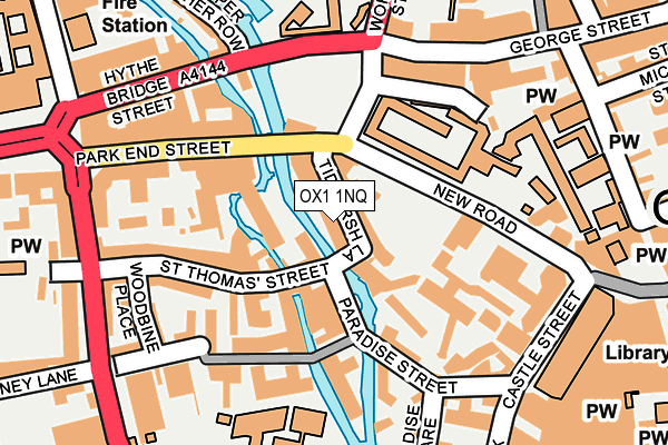 OX1 1NQ map - OS OpenMap – Local (Ordnance Survey) OX1 1NQ map - OS OpenMap – Local (Ordnance Survey)