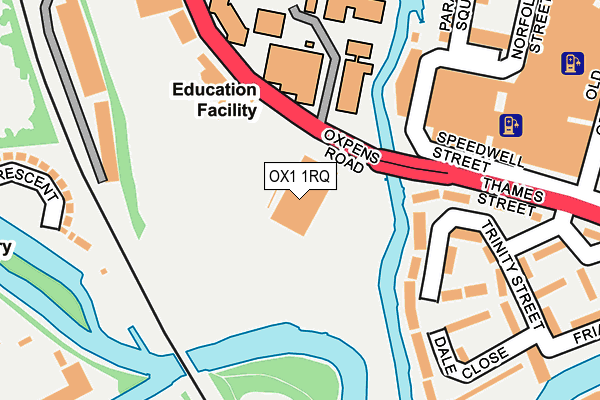 OX1 1RQ map - OS OpenMap – Local (Ordnance Survey) OX1 1RQ map - OS OpenMap – Local (Ordnance Survey)