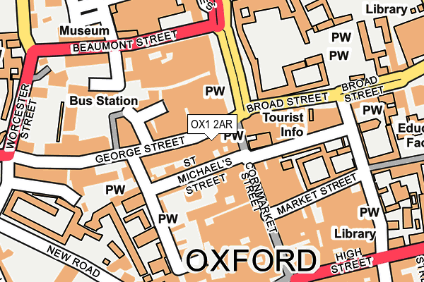 OX1 2AR map - OS OpenMap – Local (Ordnance Survey) OX1 2AR map - OS OpenMap – Local (Ordnance Survey)
