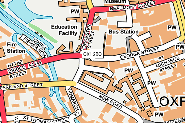 OX1 2BQ map - OS OpenMap – Local (Ordnance Survey) OX1 2BQ map - OS OpenMap – Local (Ordnance Survey)