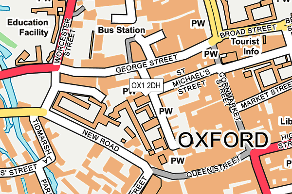 OX1 2DH map - OS OpenMap – Local (Ordnance Survey) OX1 2DH map - OS OpenMap – Local (Ordnance Survey)