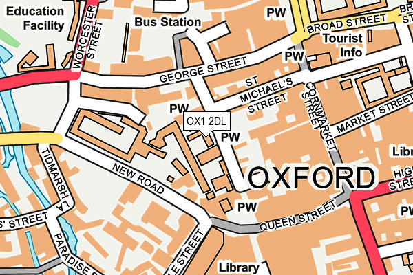 OX1 2DL map - OS OpenMap – Local (Ordnance Survey) OX1 2DL map - OS OpenMap – Local (Ordnance Survey)