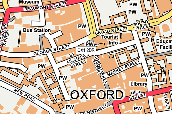 OX1 2DR map - OS OpenMap – Local (Ordnance Survey) OX1 2DR map - OS OpenMap – Local (Ordnance Survey)