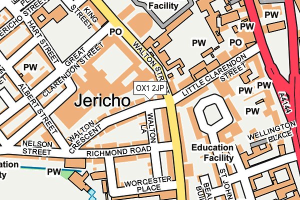 OX1 2JP map - OS OpenMap – Local (Ordnance Survey) OX1 2JP map - OS OpenMap – Local (Ordnance Survey)