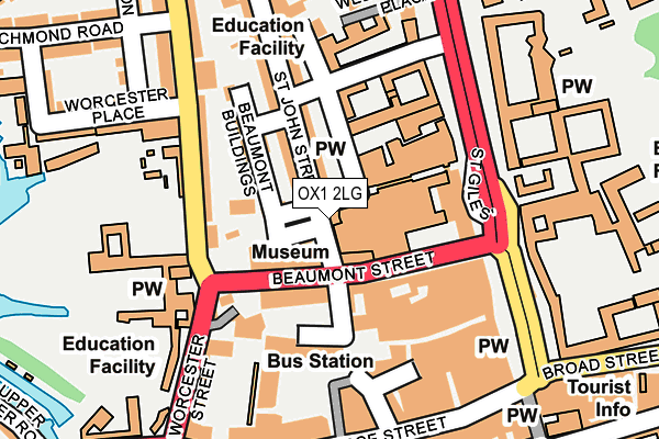 OX1 2LG map - OS OpenMap – Local (Ordnance Survey) OX1 2LG map - OS OpenMap – Local (Ordnance Survey)