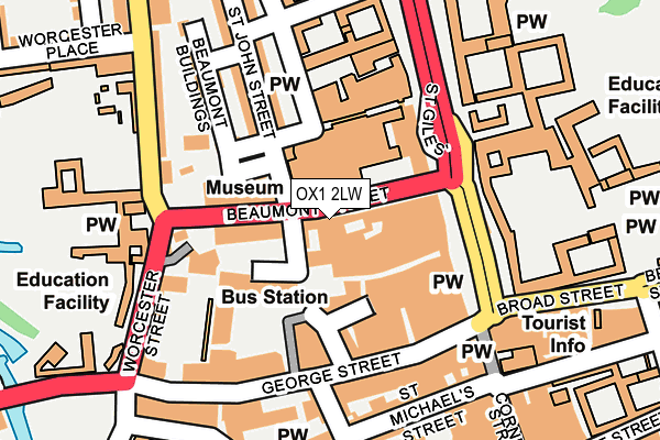 OX1 2LW map - OS OpenMap – Local (Ordnance Survey) OX1 2LW map - OS OpenMap – Local (Ordnance Survey)
