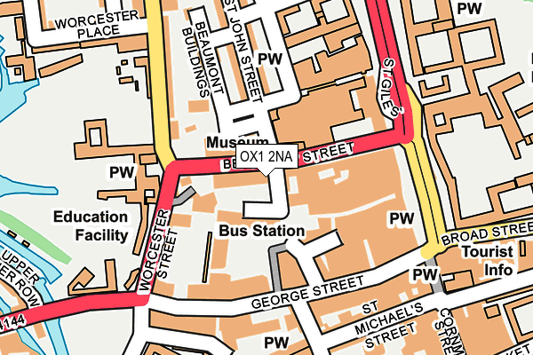 OX1 2NA map - OS OpenMap – Local (Ordnance Survey) OX1 2NA map - OS OpenMap – Local (Ordnance Survey)