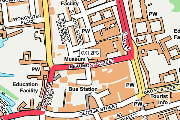 OX1 2PG map - OS OpenMap – Local (Ordnance Survey) OX1 2PG map - OS OpenMap – Local (Ordnance Survey)