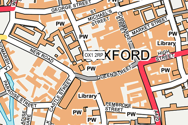 OX1 2RP map - OS OpenMap – Local (Ordnance Survey) OX1 2RP map - OS OpenMap – Local (Ordnance Survey)