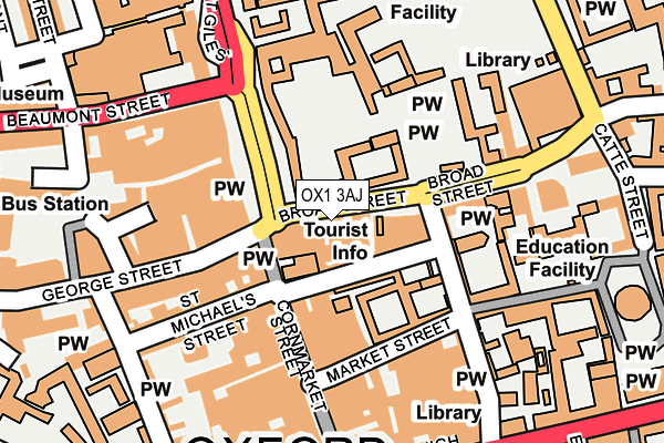 OX1 3AJ map - OS OpenMap – Local (Ordnance Survey) OX1 3AJ map - OS OpenMap – Local (Ordnance Survey)