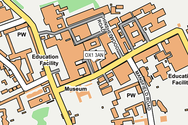 OX1 3AN map - OS OpenMap – Local (Ordnance Survey) OX1 3AN map - OS OpenMap – Local (Ordnance Survey)