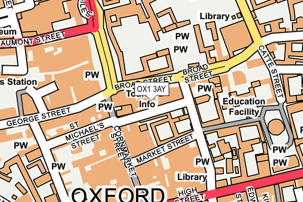 OX1 3AY map - OS OpenMap – Local (Ordnance Survey) OX1 3AY map - OS OpenMap – Local (Ordnance Survey)