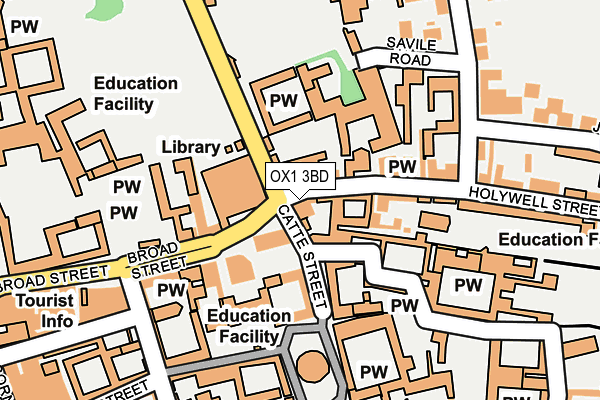 OX1 3BD map - OS OpenMap – Local (Ordnance Survey) OX1 3BD map - OS OpenMap – Local (Ordnance Survey)