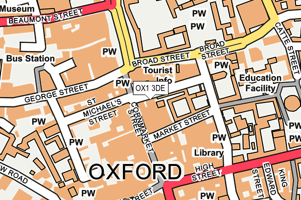 OX1 3DE map - OS OpenMap – Local (Ordnance Survey) OX1 3DE map - OS OpenMap – Local (Ordnance Survey)