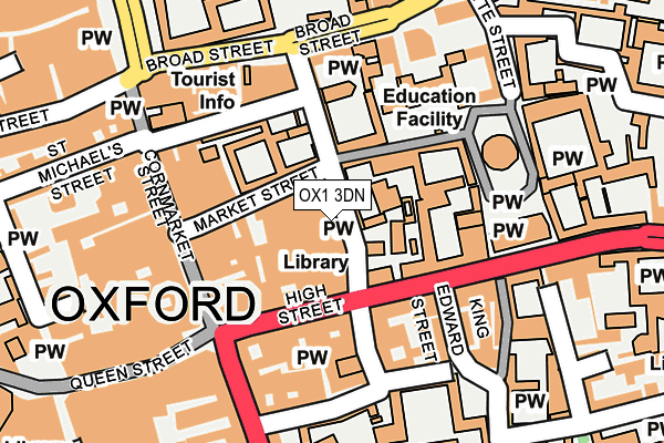 OX1 3DN map - OS OpenMap – Local (Ordnance Survey) OX1 3DN map - OS OpenMap – Local (Ordnance Survey)