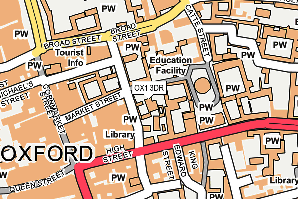 OX1 3DR map - OS OpenMap – Local (Ordnance Survey) OX1 3DR map - OS OpenMap – Local (Ordnance Survey)