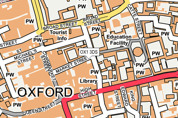 OX1 3DS map - OS OpenMap – Local (Ordnance Survey) OX1 3DS map - OS OpenMap – Local (Ordnance Survey)