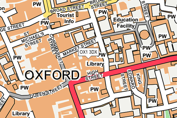 OX1 3DX map - OS OpenMap – Local (Ordnance Survey) OX1 3DX map - OS OpenMap – Local (Ordnance Survey)