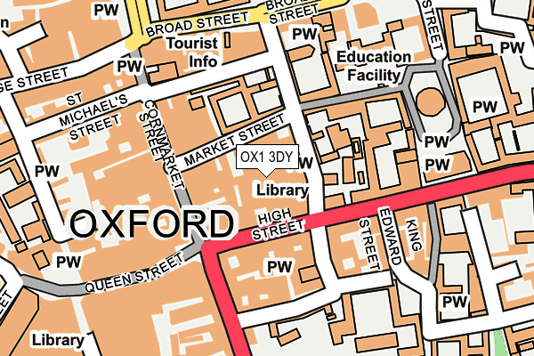 OX1 3DY map - OS OpenMap – Local (Ordnance Survey) OX1 3DY map - OS OpenMap – Local (Ordnance Survey)