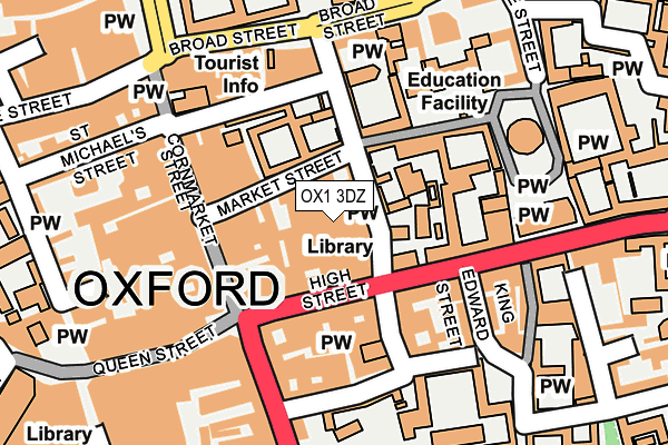 OX1 3DZ map - OS OpenMap – Local (Ordnance Survey) OX1 3DZ map - OS OpenMap – Local (Ordnance Survey)