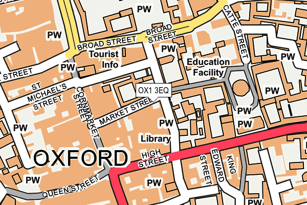 OX1 3EQ map - OS OpenMap – Local (Ordnance Survey) OX1 3EQ map - OS OpenMap – Local (Ordnance Survey)