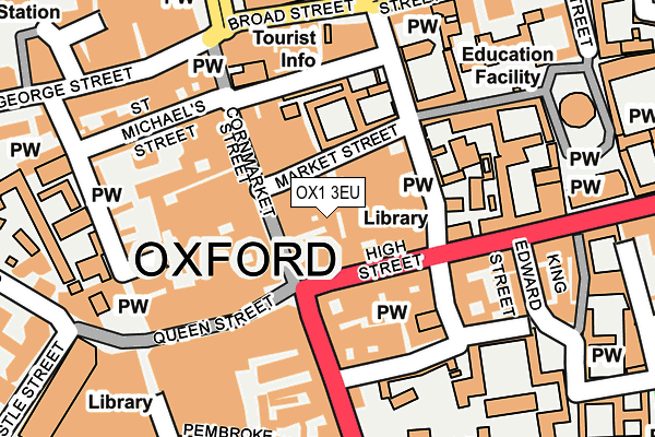 OX1 3EU map - OS OpenMap – Local (Ordnance Survey) OX1 3EU map - OS OpenMap – Local (Ordnance Survey)