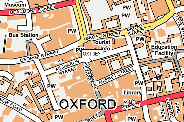 OX1 3EY map - OS OpenMap – Local (Ordnance Survey) OX1 3EY map - OS OpenMap – Local (Ordnance Survey)