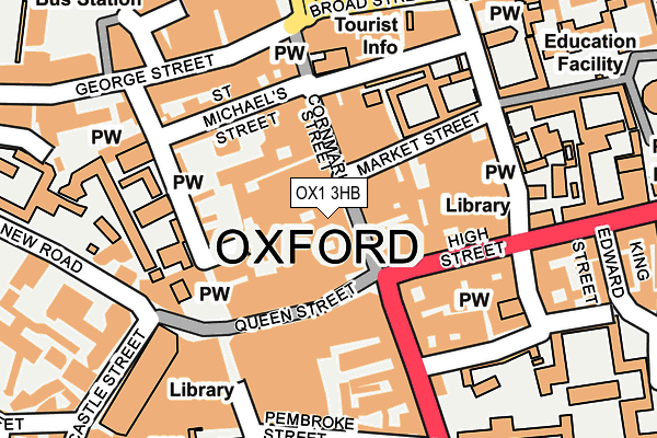 OX1 3HB map - OS OpenMap – Local (Ordnance Survey) OX1 3HB map - OS OpenMap – Local (Ordnance Survey)