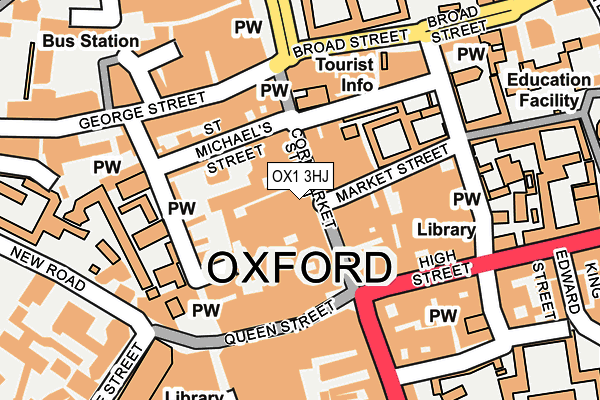 OX1 3HJ map - OS OpenMap – Local (Ordnance Survey) OX1 3HJ map - OS OpenMap – Local (Ordnance Survey)