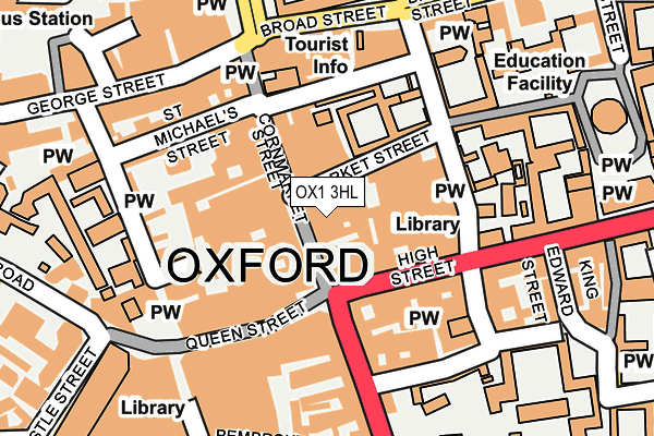 OX1 3HL map - OS OpenMap – Local (Ordnance Survey) OX1 3HL map - OS OpenMap – Local (Ordnance Survey)