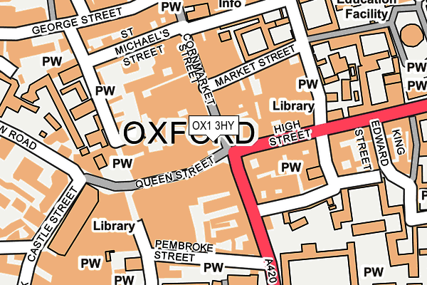 OX1 3HY map - OS OpenMap – Local (Ordnance Survey) OX1 3HY map - OS OpenMap – Local (Ordnance Survey)