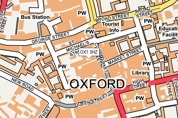 OX1 3HZ map - OS OpenMap – Local (Ordnance Survey) OX1 3HZ map - OS OpenMap – Local (Ordnance Survey)