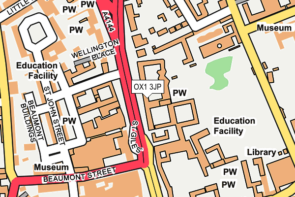 OX1 3JP map - OS OpenMap – Local (Ordnance Survey) OX1 3JP map - OS OpenMap – Local (Ordnance Survey)